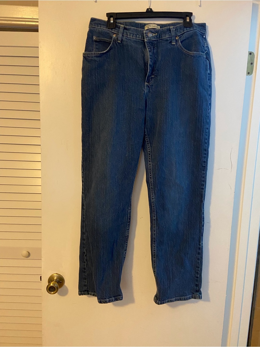Lee Relaxed Rider's Mid-Blue Denim Jeans